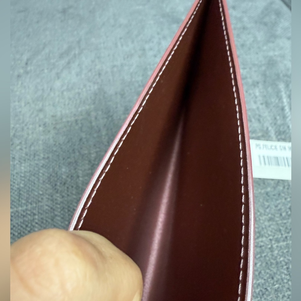 Louis Vuitton Felicie metallic rose leather credit card cash holder - Picture 5 of 5
